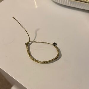 Elegant Gold Braided Bracelet